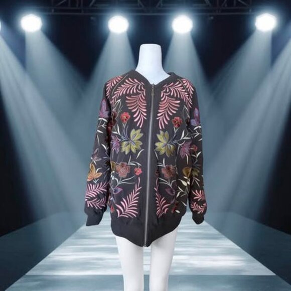 FLORAL JACKET - Picture 1 of 2